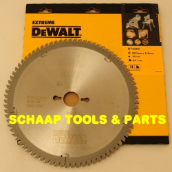 Cirkelzaagblad extreme 260x30mm 80 tanden Trapezium negatief SERIES 40 o.a. voor aluminium | DT4280